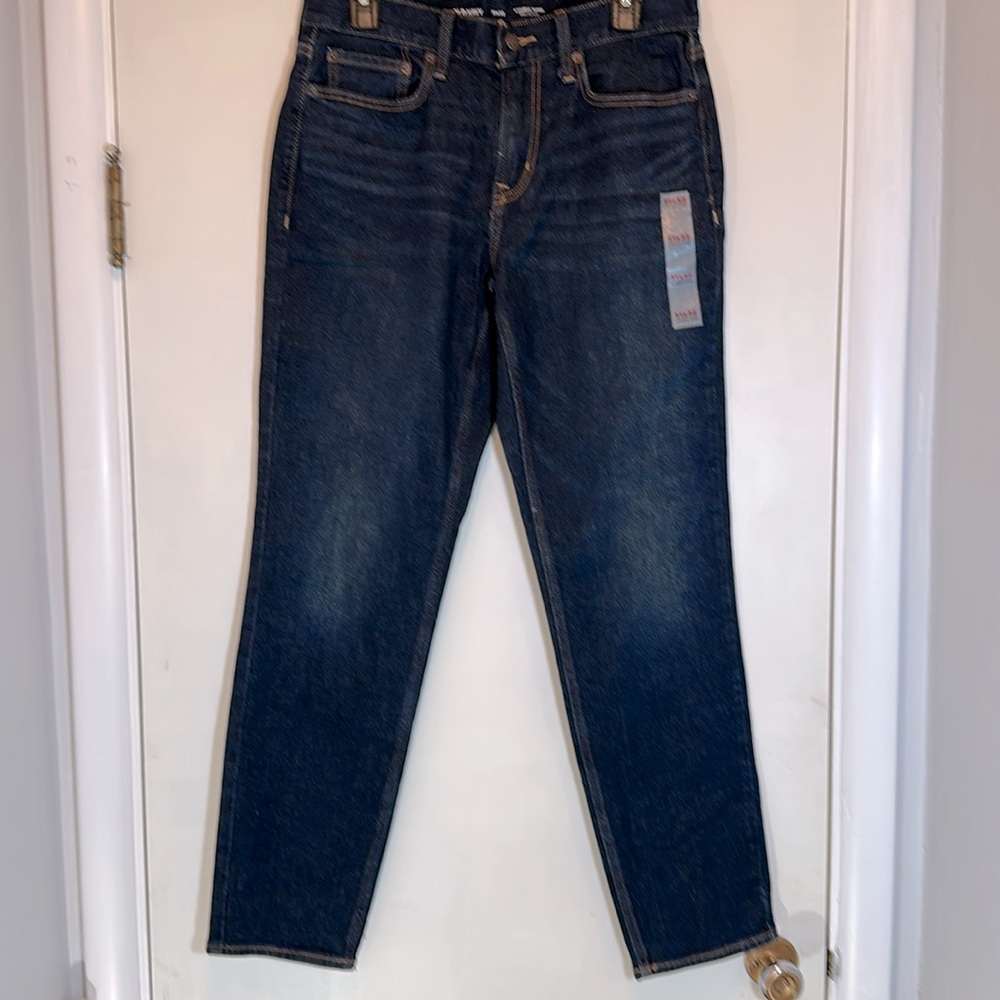 Old Navy Athletic Taper Cotton Stretch Blue Jeans 31x32 NWT - Picture 5 of 12